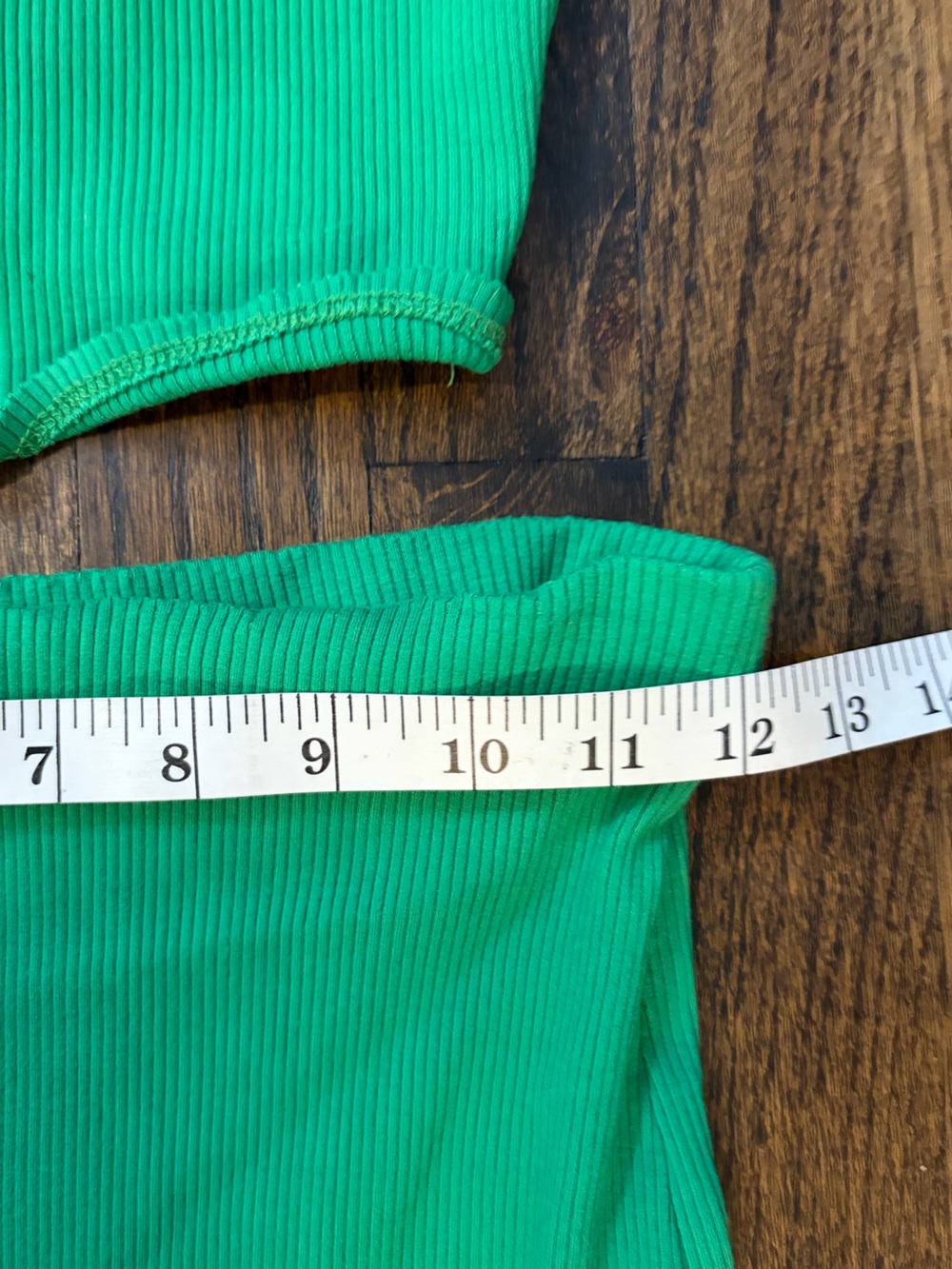 Lulu's Bright Green Ribbed Two-Piece Set For Life Green Bodycon dress - medium - Picture 6 of 10